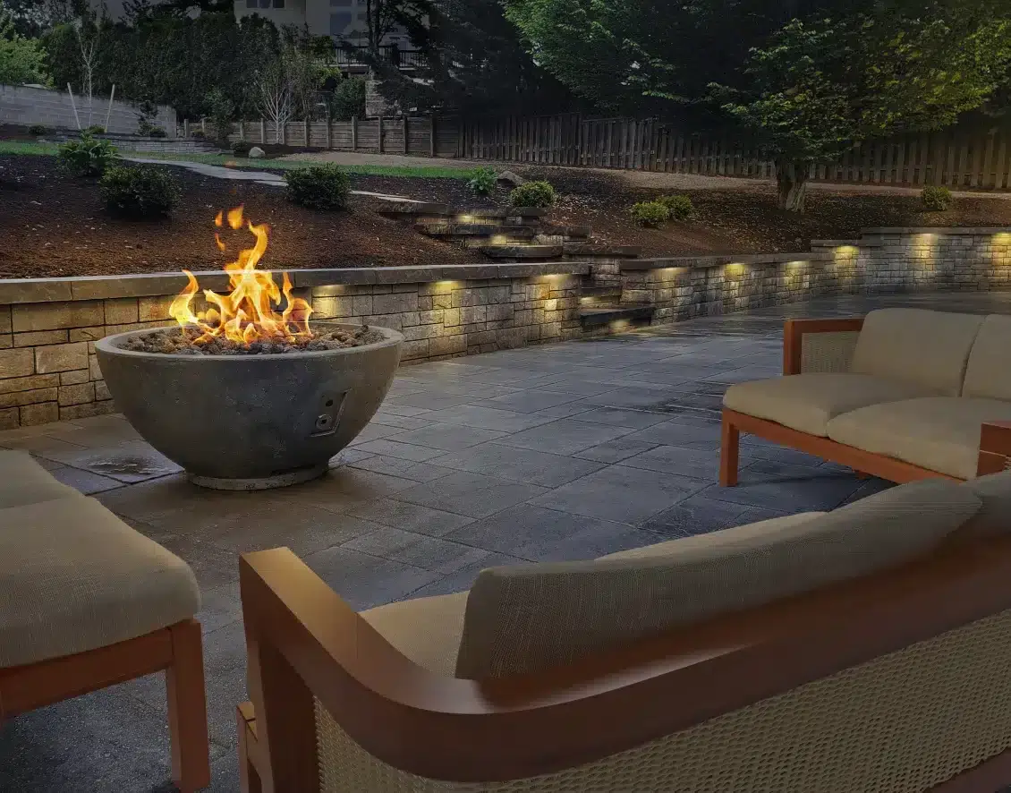 Custom Outdoor Living and garden Lighting, Portland Oregon