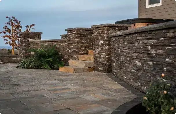 Rock Walls and paths Portland area