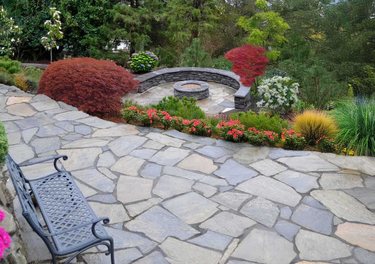 Flagstone Patios & Pathways in Portland Beaverton Oregon