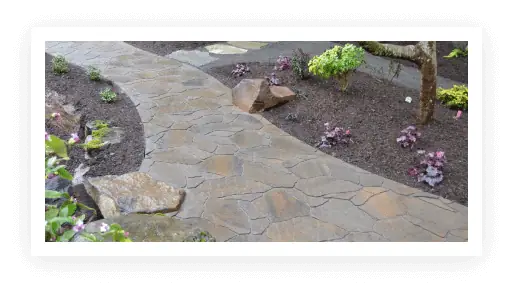 Flagstone Patios & Pathways in Portland Beaverton Oregon