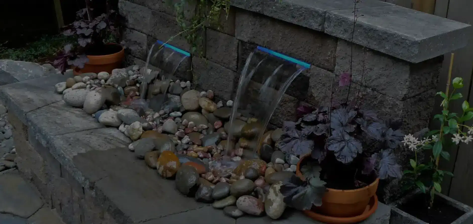 Custom Water Features Lewis Landscape