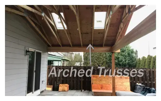 Arched Trusses Coverd Structures Portland Oregon