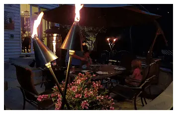 Back yard night lighting In Beaverton Area